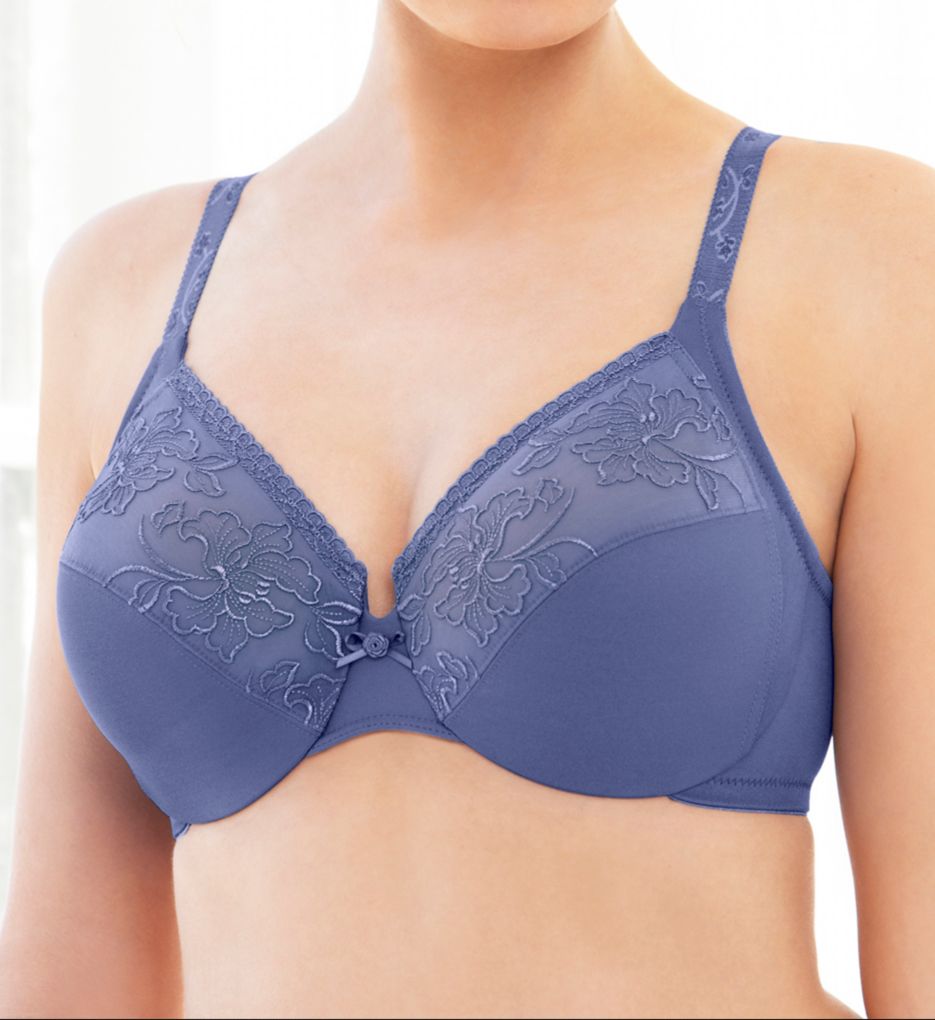 Glamorise 9075 Elegance Embroidered Wonderwire Bra eBay