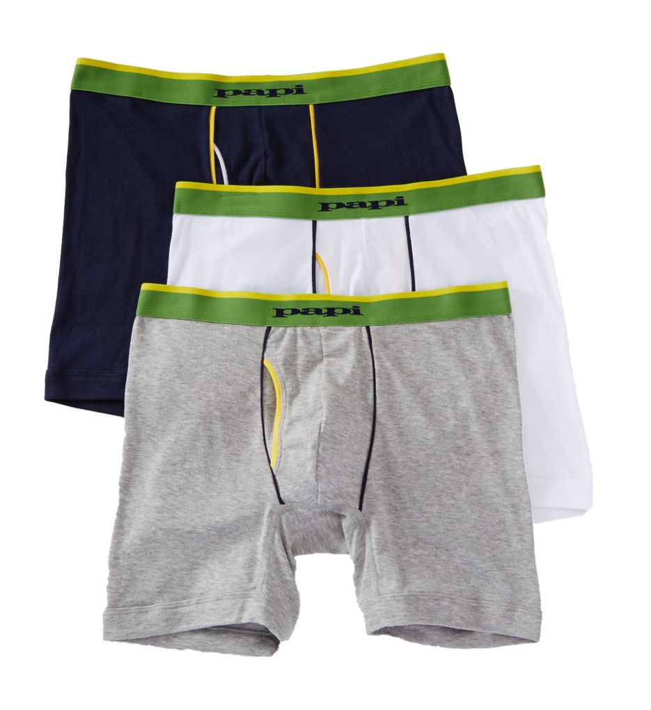 Papi 980720 Viva Papi Heritage Keyhole Boxer Briefs 3 Pack