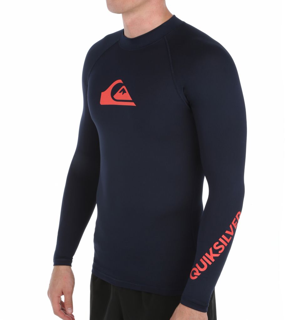 Quiksilver EQYWR034 All Time Long Sleeve Surf Shirt Rash Guard