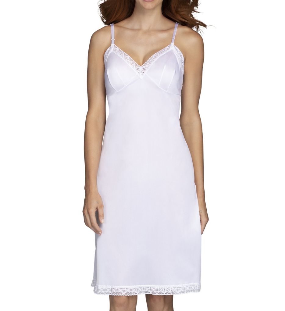 Vanity Fair 1010324 Rosette 24" Lace Full Slip eBay