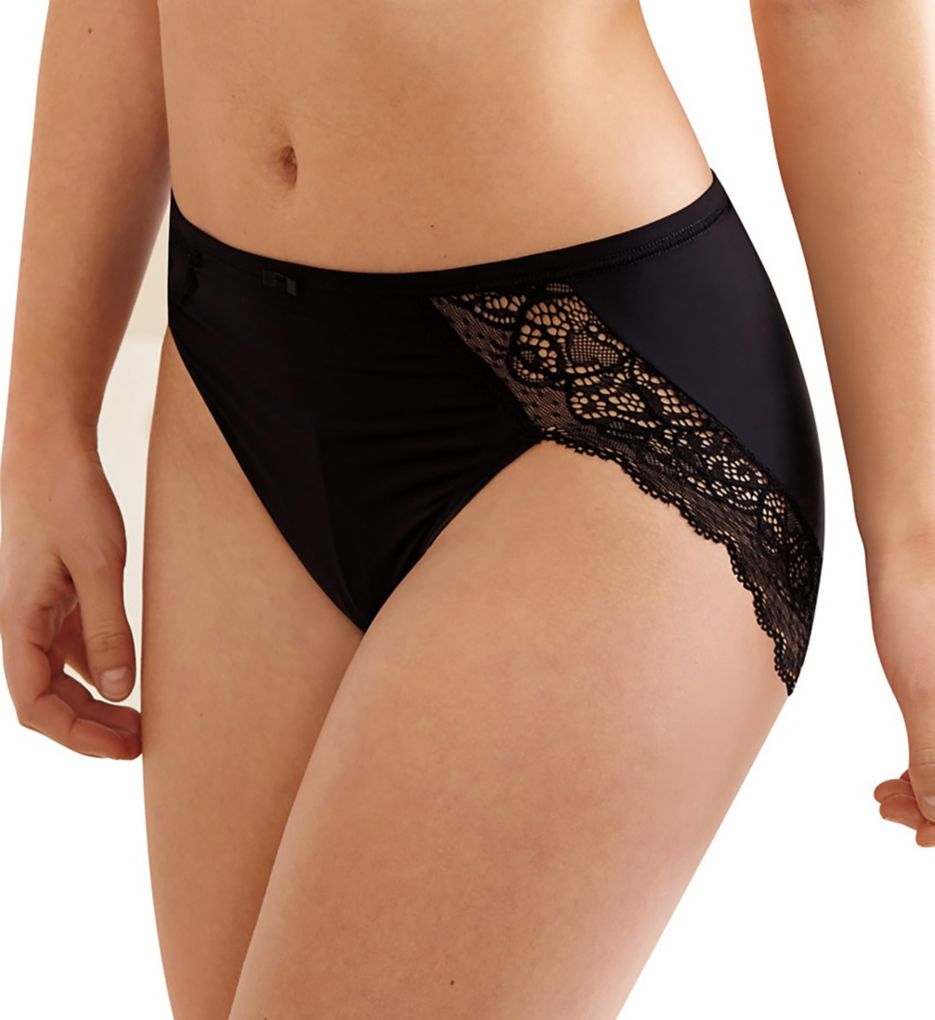 Bali Lace Desire Microfiber Hi-Cut Brief Panty LD62