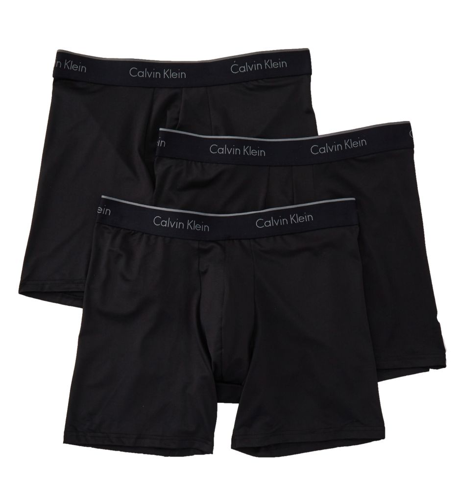 Calvin Klein NB1290 Microfiber Stretch Boxer Briefs - 3 Pack | eBay