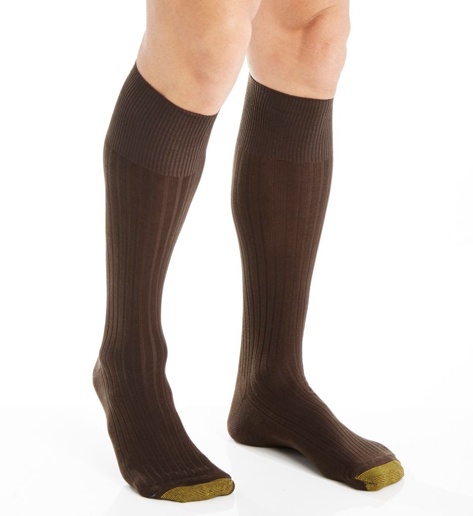 Gold Toe 794H Canterbury Over The Calf Dress Socks - 3 Pack | eBay