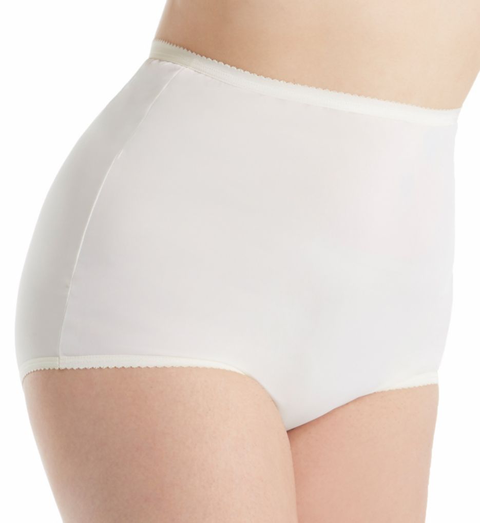 Shadowline Plus Size Nylon Classics Full Brief Panty 17017P