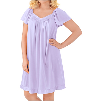 Vanity Fair Coloratura Flutter Sleeve Gown 30109 - Vanity Fair Sleepwear